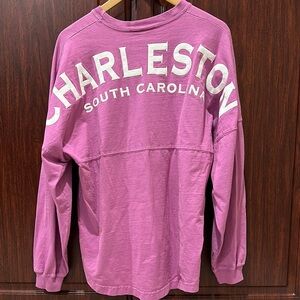 Charleston South Carolina Pink Long Sleeve Shirt